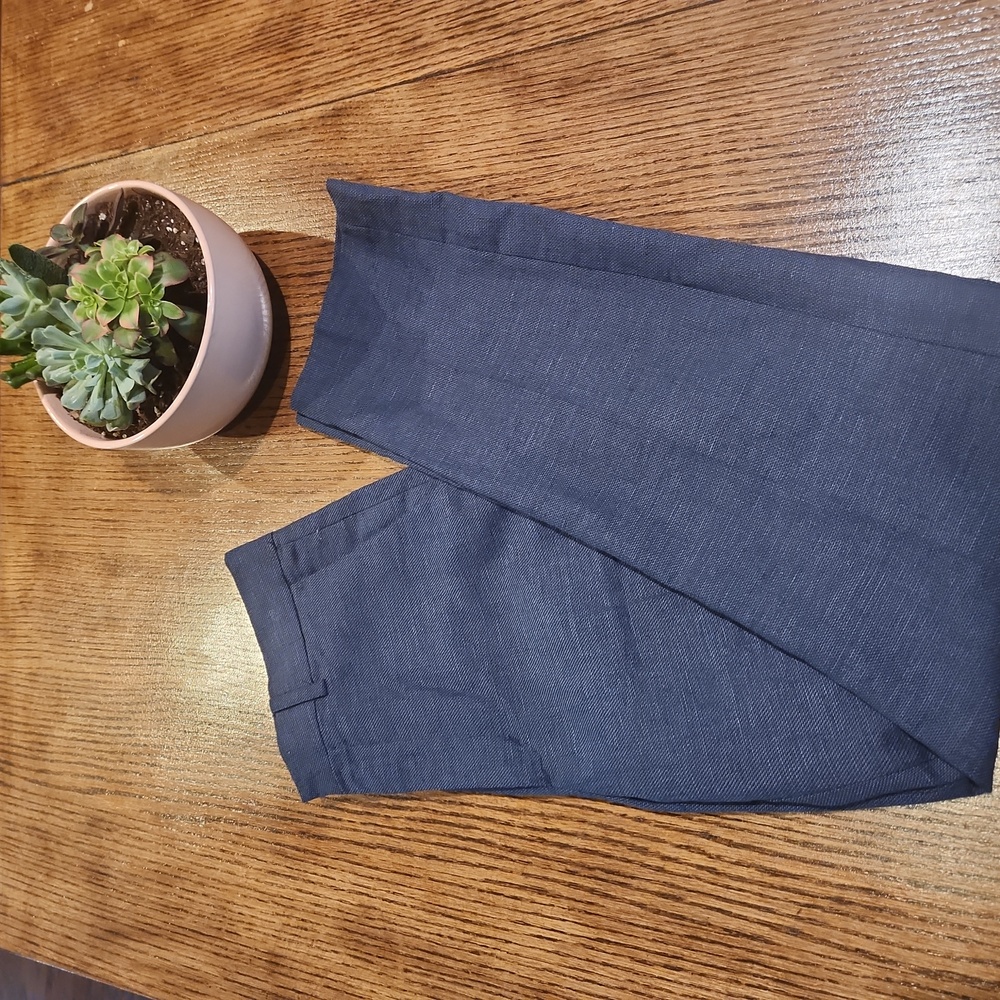 H&M Navy Blue Kids Dress Pants
